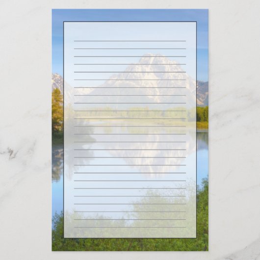 Oxbow Biegung Briefpapier (Vorderseite)