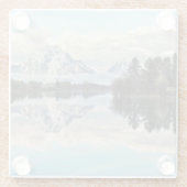 Oxbow Biegungs-Reflexion Glasuntersetzer (Rückseite)