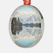 Oxbow Biegungs-Reflexion Ornament Aus Metall (Links)