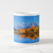 Oxbow Biegungs-Sonnenaufgang Jumbo-Tasse (Vorderseite)