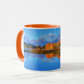 Oxbow Biegungs-Sonnenaufgang Tasse (Vorderseite Links)