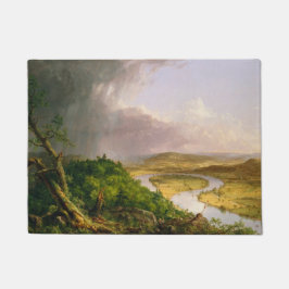 Oxbow River Seen vom Berg Holyoke, Massachusetts Fußmatte