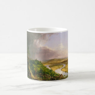 Oxbow River Seen vom Berg Holyoke, Massachusetts Kaffeetasse