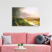 Oxbow River Seen vom Berg Holyoke, Massachusetts Leinwanddruck (Insitu (Wohnzimmer))