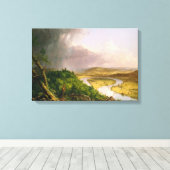 Oxbow River Seen vom Berg Holyoke, Massachusetts Leinwanddruck (Insitu (Holzboden))