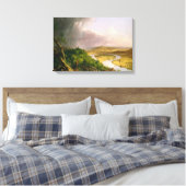 Oxbow River Seen vom Berg Holyoke, Massachusetts Leinwanddruck (Insitu (Schlafzimmer))