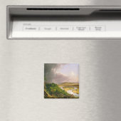 Oxbow River Seen vom Berg Holyoke, Massachusetts Magnet (In Situ (Geschirrspüler))