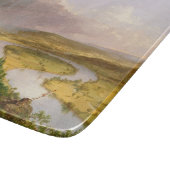 Oxbow River Seen vom Berg Holyoke, Massachusetts Schneidebrett (Ecke)