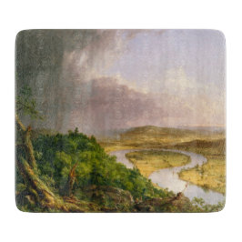 Oxbow River Seen vom Berg Holyoke, Massachusetts Schneidebrett