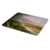 Oxbow River Seen vom Berg Holyoke, Massachusetts Schneidebrett (Ecke)