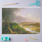 Oxbow River Seen vom Berg Holyoke, Massachusetts Seidenpapier (Basteln)