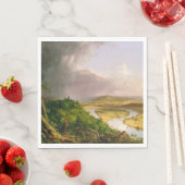 Oxbow River Seen vom Berg Holyoke, Massachusetts Serviette (Beispiel)