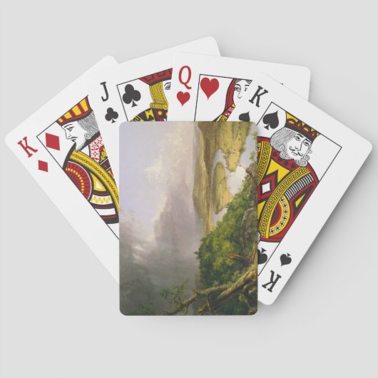 Oxbow River Seen vom Berg Holyoke, Massachusetts Spielkarten (Rückseite)