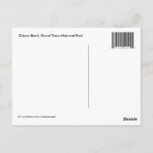 Oxbox Bend im Herbst Postkarte (Rückseite)