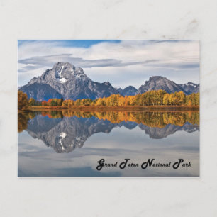 Oxbox Bend im Herbst Postkarte
