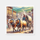 Oxen Serviette (Vorderseite)