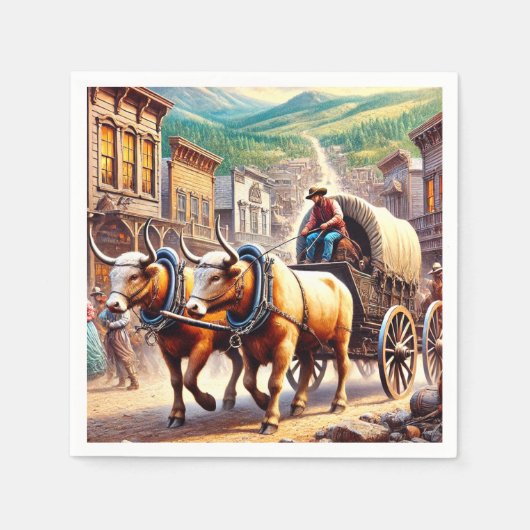 Oxen Serviette (Vorderseite)