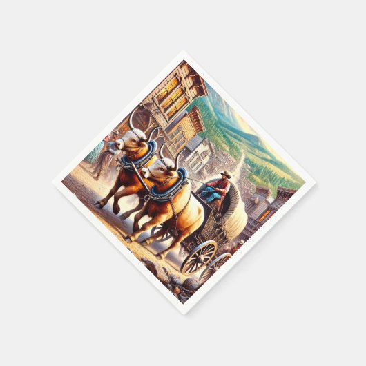 Oxen Serviette (Ecke)