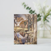 Oxenbridge Pond von Paul Nash Postkarte (Stehend Vorderseite)