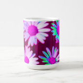 Oxeye Daisy Meadow Pop Art Style Kaffeetasse (Mittel)