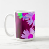Oxeye Daisy Meadow Pop Art Style Kaffeetasse (Links)