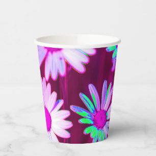 Oxeye Daisy Meadow Pop Art Style Pappbecher