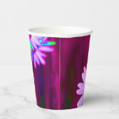 Oxeye Daisy Meadow Pop Art Style Pappbecher (Rechts)