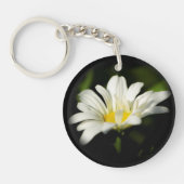 Oxeye Daisy Round Acrylic Schlüsselanhänger (Vorderseite)