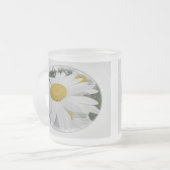 Oxeye Daisy Wildblume Mattglastasse (Vorderseite Links)