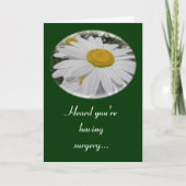 Oxeye Daisy Wildflower Floral Items Having Surgery Karte (Vorderseite)