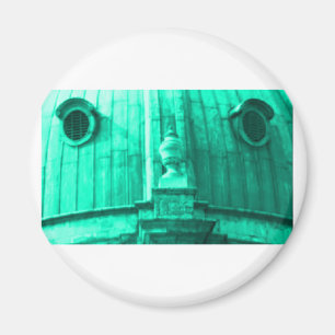 Oxford 1986 Snapshot 163 Cyan The MUSEUM Zazzle Gi Magnet