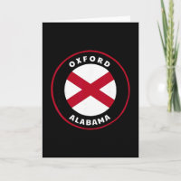 Oxford Alabama Al Staatsflagge Abzeichen Urlaub