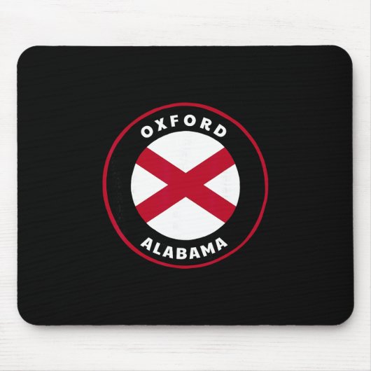Oxford Alama Al State Flag Dge Vacation  Mousepad (Vorne)
