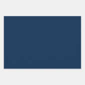 Oxford Blue Geschenkpapier – Set mit 3 Bögen (Vorderseite)