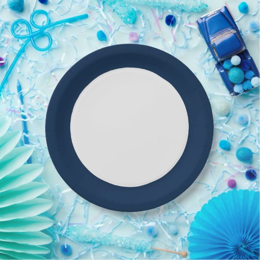 Oxford Blue Rim Paper Teller - individuell anpassb (Party)