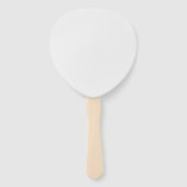 Oxford Blue & White Custom Teardrop Fans Fächer (Rückseite)