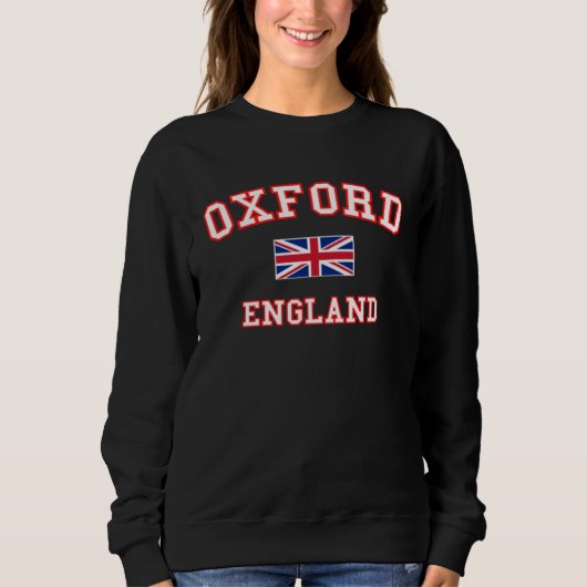 OXFORD British Flag Badge Sweatshirt (Vorderseite)