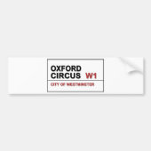 Oxford Circus Autoaufkleber (Vorne)