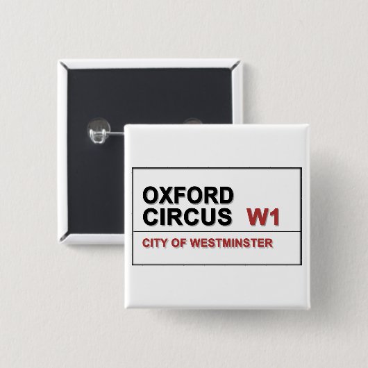 Oxford Circus Button (Vorne & Hinten)
