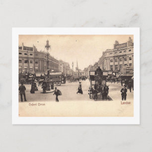 Oxford Circus, London, England Vintage Postkarte