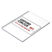 Oxford Circus Notizblock (Linke Seite)