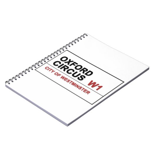 Oxford Circus Notizblock (Linke Seite)