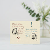 Oxford Comma ist nicht mit Retro Ladys zu vergleic Postkarte (Stehend Vorderseite)