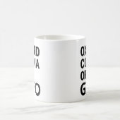 Oxford Comma oder GTFO Kaffeetasse (Mittel)