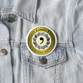 Oxford Comma Society Button (Beispiel)