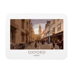 Oxford-Eisenbahnplakat Magnet
