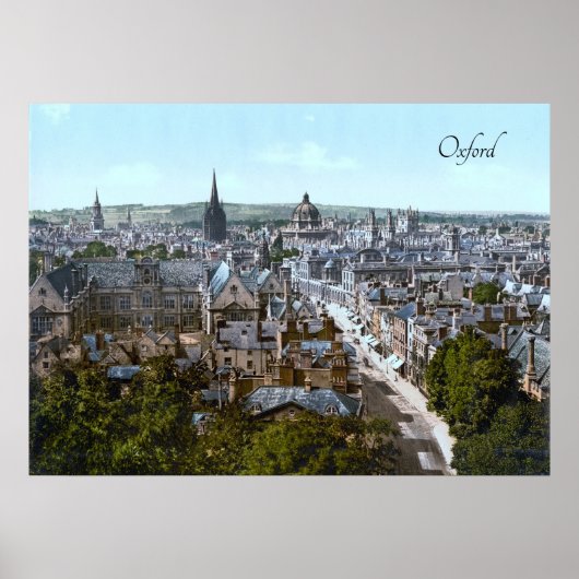 Oxford, England (1900) Poster (Vorne)