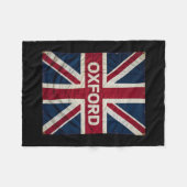 Oxford England Britain Uk History Vacation Souveni Fleecedecke (Vorderseite (Horizontal))