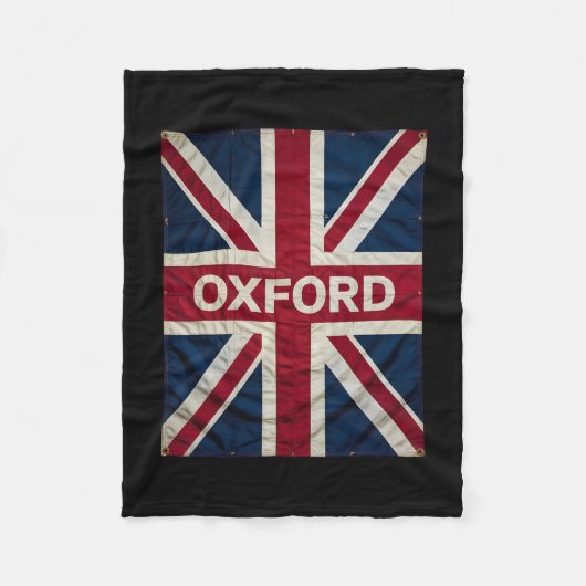 Oxford England Britain Uk History Vacation Souveni Fleecedecke (Vorderseite)