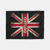 Oxford England Britain Uk History Vacation Souveni Fleecedecke (Vorderseite (Horizontal))